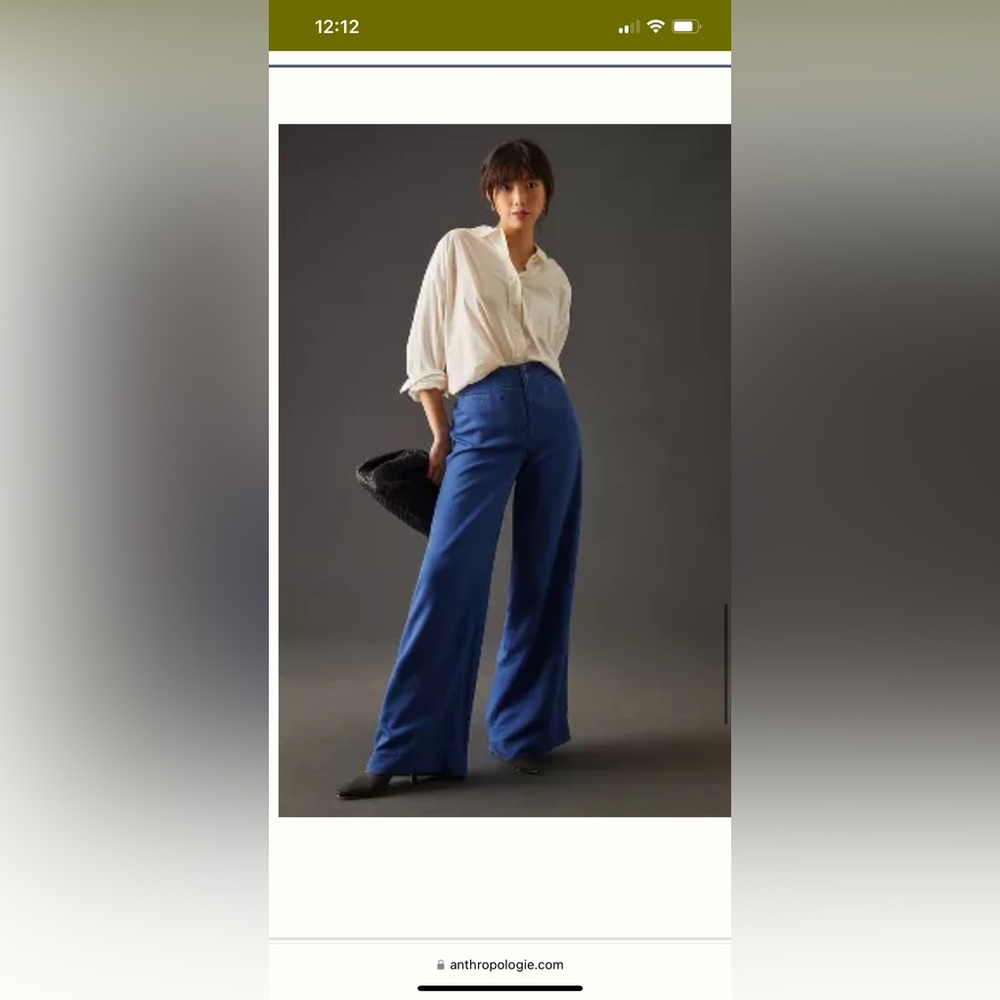 Maeve Wide Leg Trousers from Anthropologie